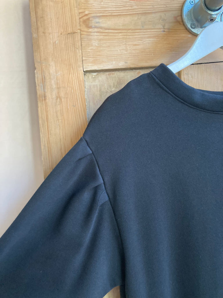 Les Animaux Long Sleeve Sweatshirt dress Black
