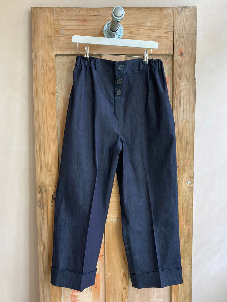 Les Animaux Raw Denim Relaxed Pant