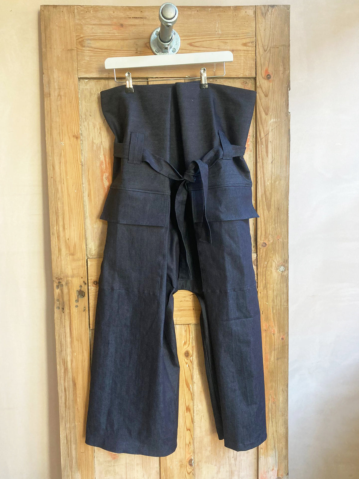 Les Animaux Raw denim fisherman trouser