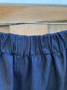 Les Animaux Elastic waist Organic denim cargo pant