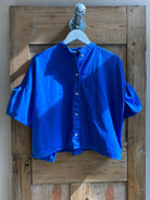 Les Animaux Simple Poet Sleeve Blouse