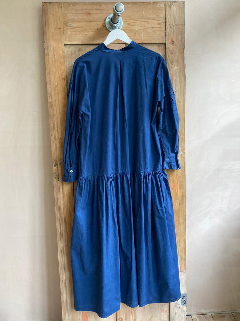 Les Animaux Long Sleeve Organic Poplin Poet Dress