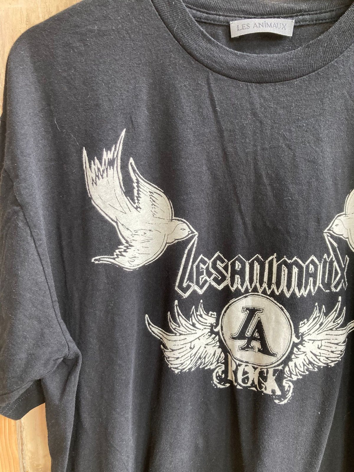 Les Animaux rocks tshirt Black
