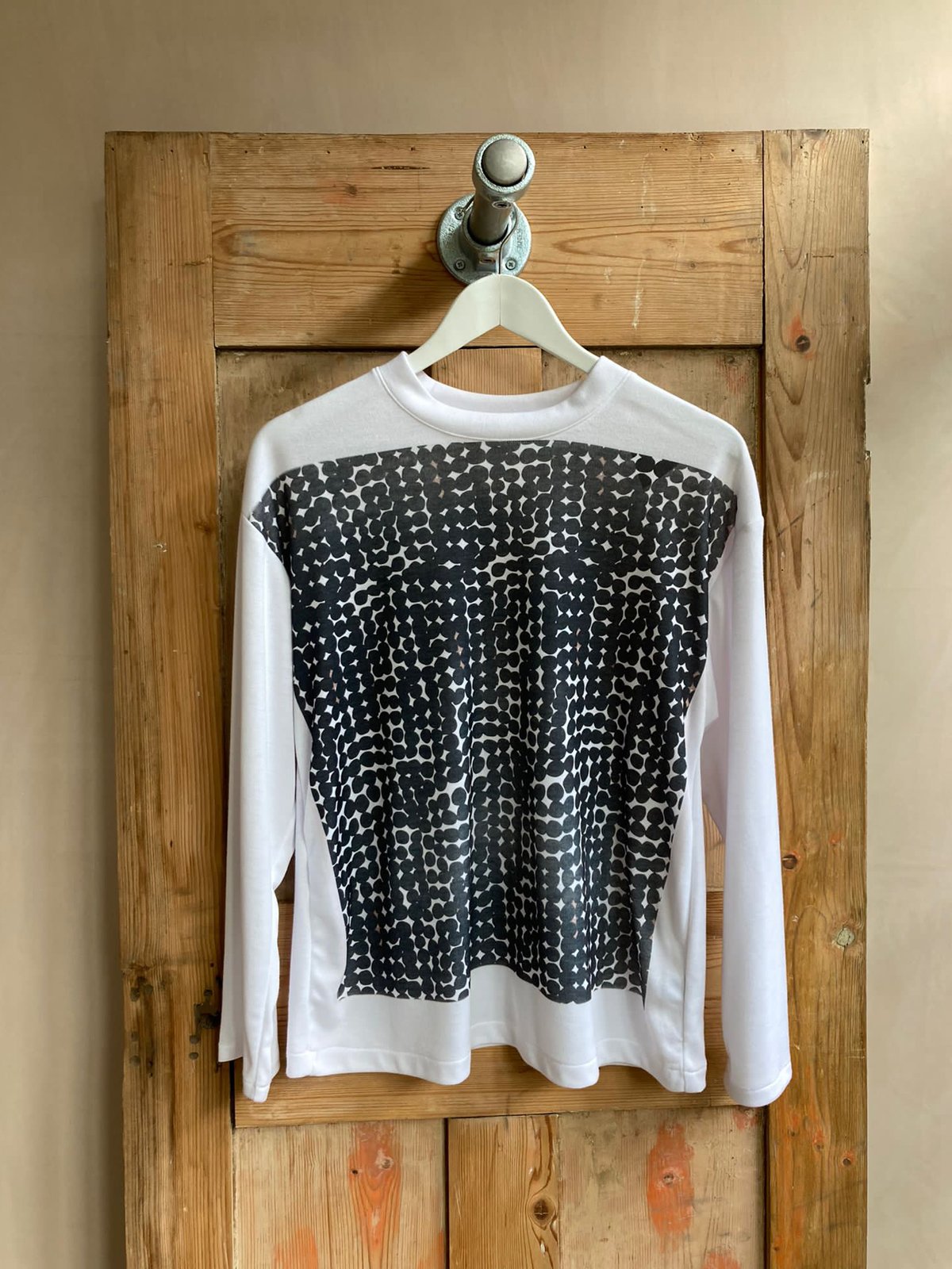 Les Animaux spotty printed long sleeve tee