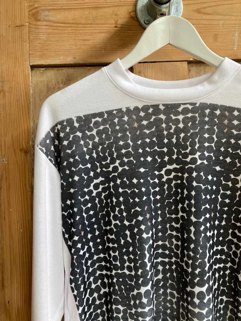 Les Animaux spotty printed long sleeve tee