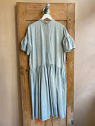 Les Animaux Poet Sleeve Organic Drill Dress Buttercup